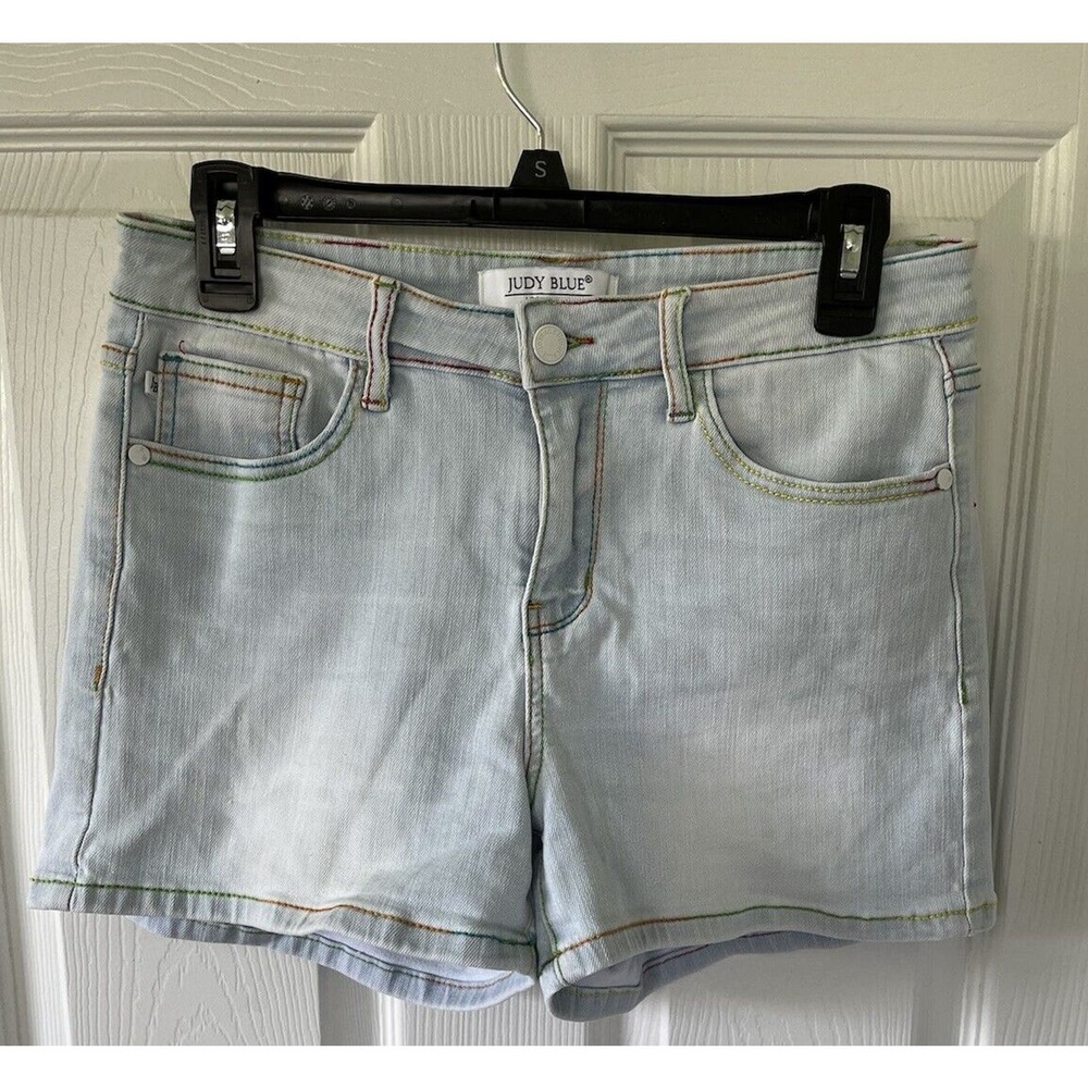 Judy Blue Rainbow Thread Shorts Women’s Medium RN#116380